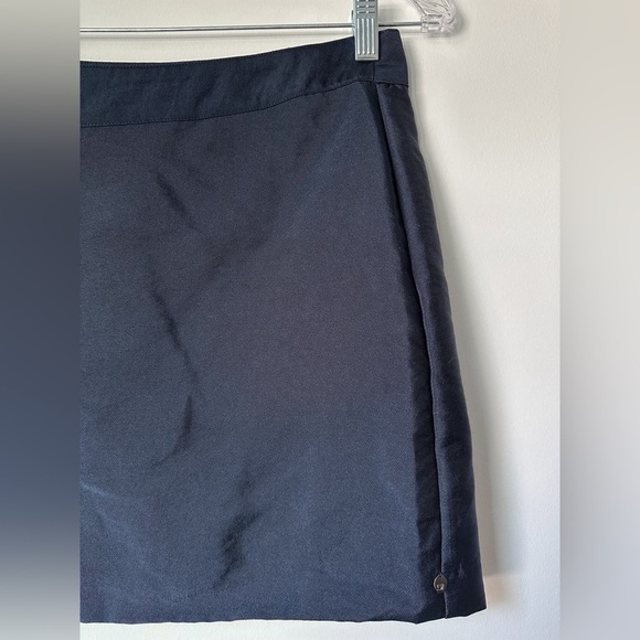 Scotch & Soda Wrap Zip Mini Skirt Navy Blue XS - Picture 2 of 9